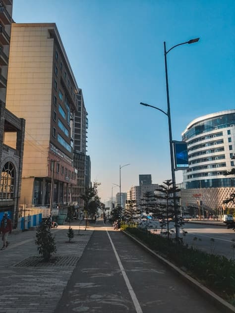 Modern mixed-use district in Addis Ababa